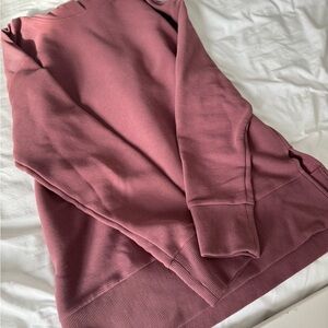 Maurices Ribbed Hoodie Mauve Pink Size Small Cozy Casual Athleisure